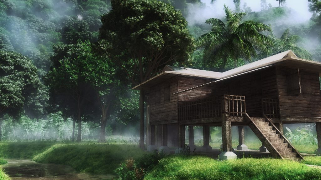 source : http://andywong75.deviantart.com/art/Rumah-Kampung-544219192